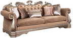 ACME 56930 Northville Sofa with 5 Pillows, Velvet & Antique Silver
