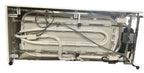 EAGO AM154ETL-L6 6 ft Acrylic White Rectangular Whirlpool Bathtub w Fixtures