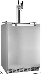 HCK 6.04 Cubic Ft. Indoor/Outdoor Stainless Steel Refridgerator/Kegerator