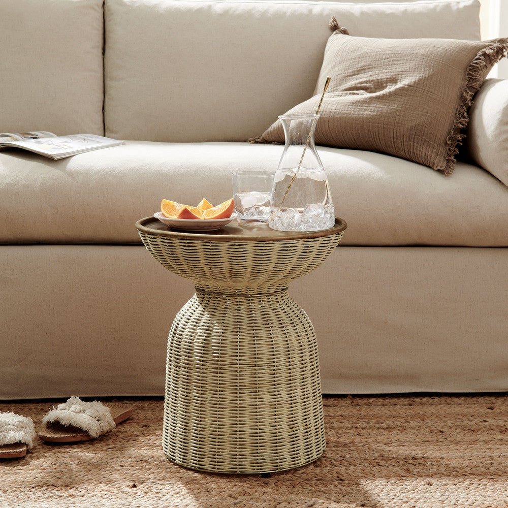 Lazaro Round Rattan Side Table by Modway  6