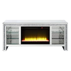 ACME LV00317 Noralie TV Stand with Fireplace  2