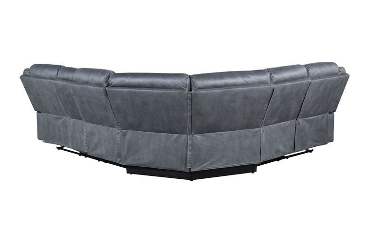 ACME LV00398 Dollum Gray Sectional Sofa  4