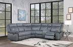 ACME LV00398 Dollum Gray Sectional Sofa