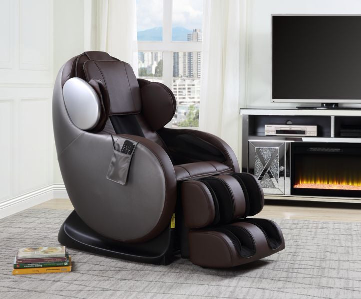 ACME Pacari Massage Chair In Chocolate Color - LV00569  1