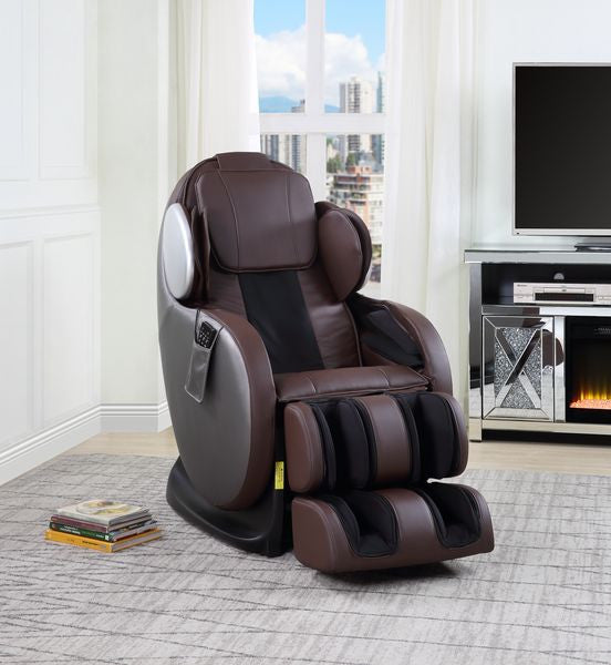 ACME Pacari Massage Chair In Chocolate Color - LV00569