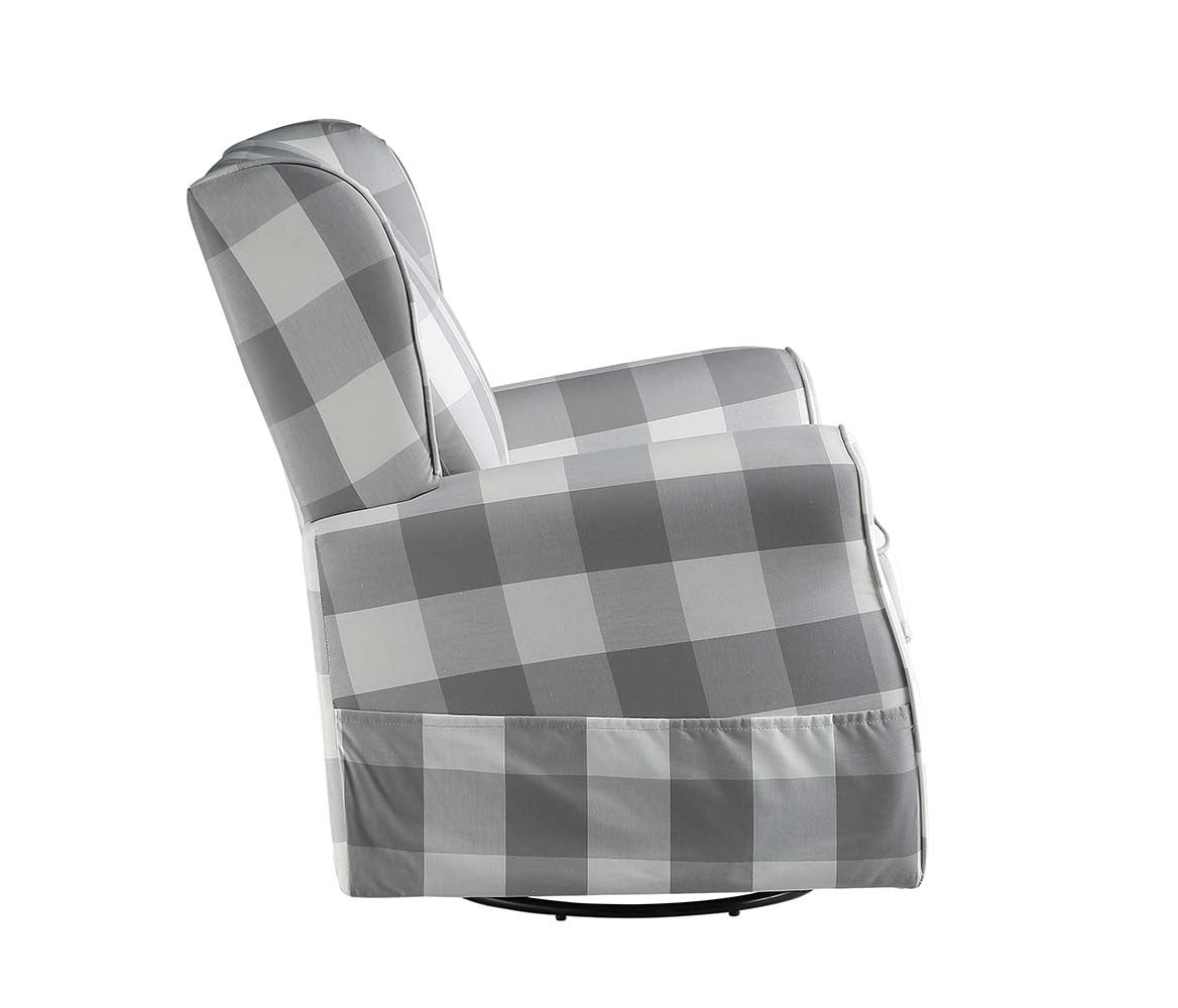 ACME LV00922 Patli Swivel Chair with Glider  3