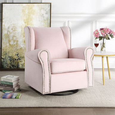 ACME LV00923 Tamaki Swivel Chair with Glider