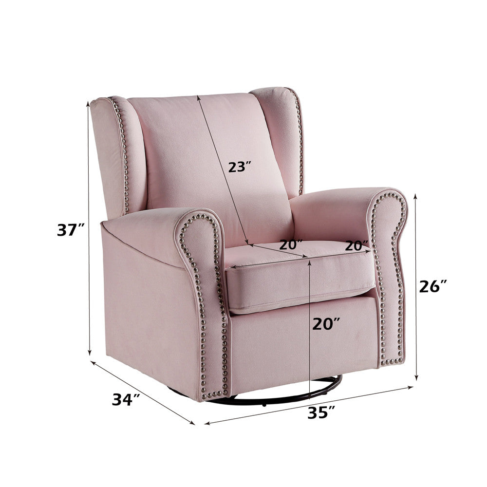 ACME LV00923 Tamaki Swivel Chair with Glider  8