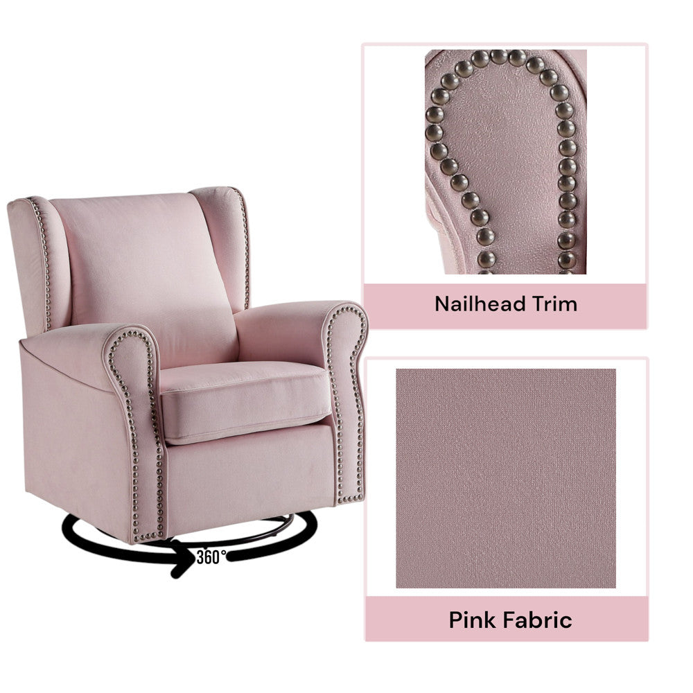 ACME LV00923 Tamaki Swivel Chair with Glider  9