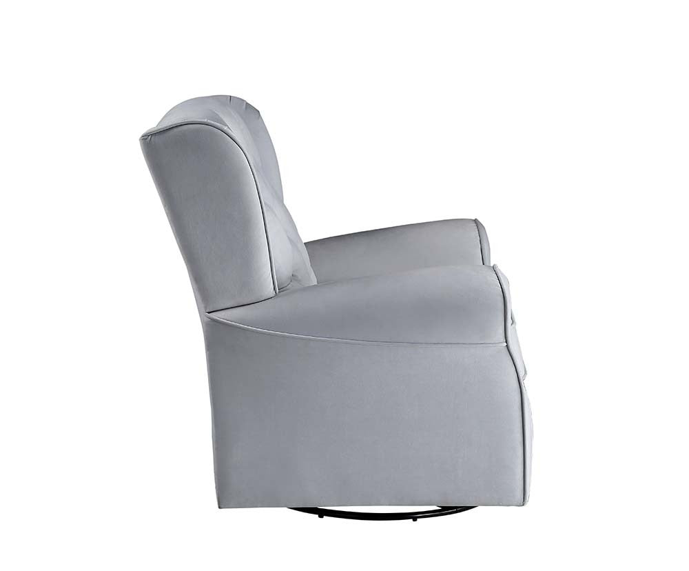 ACME LV00924 Zeger Swivel Chair with Glider  3