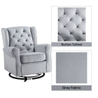 ACME LV00924 Zeger Swivel Chair with Glider  7