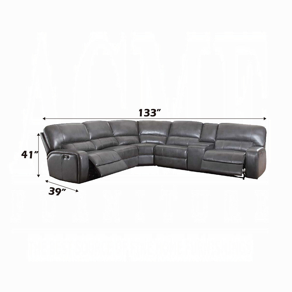 ACME Furniture Saul Power Motion Sectional Sofa LV5374