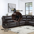 ACME Furniture Saul Power Motion Sectional Sofa LV5374
