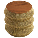 Maris Seagrass and Wood End Table by Modway  3