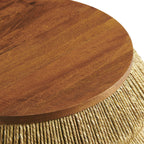 Maris Seagrass and Wood End Table by Modway  4