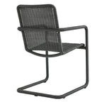 EEI-7073 Abacus 7-Piece Rectangular Outdoor Patio Aluminum Dining Table Set with Rattan Armchairs by Modway