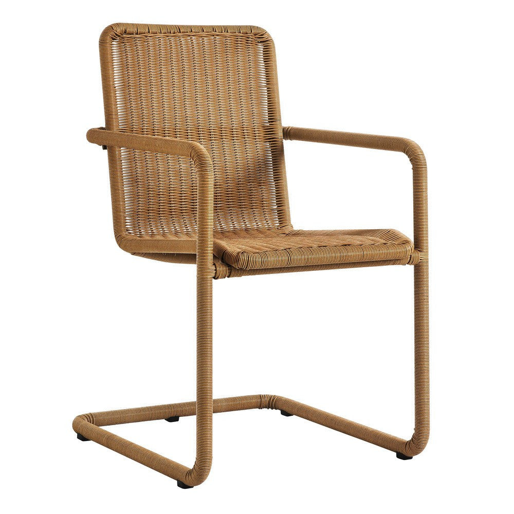 EEI-7014 Abacus Outdoor Patio Wicker Dining Chairs Set of 2 by Modway