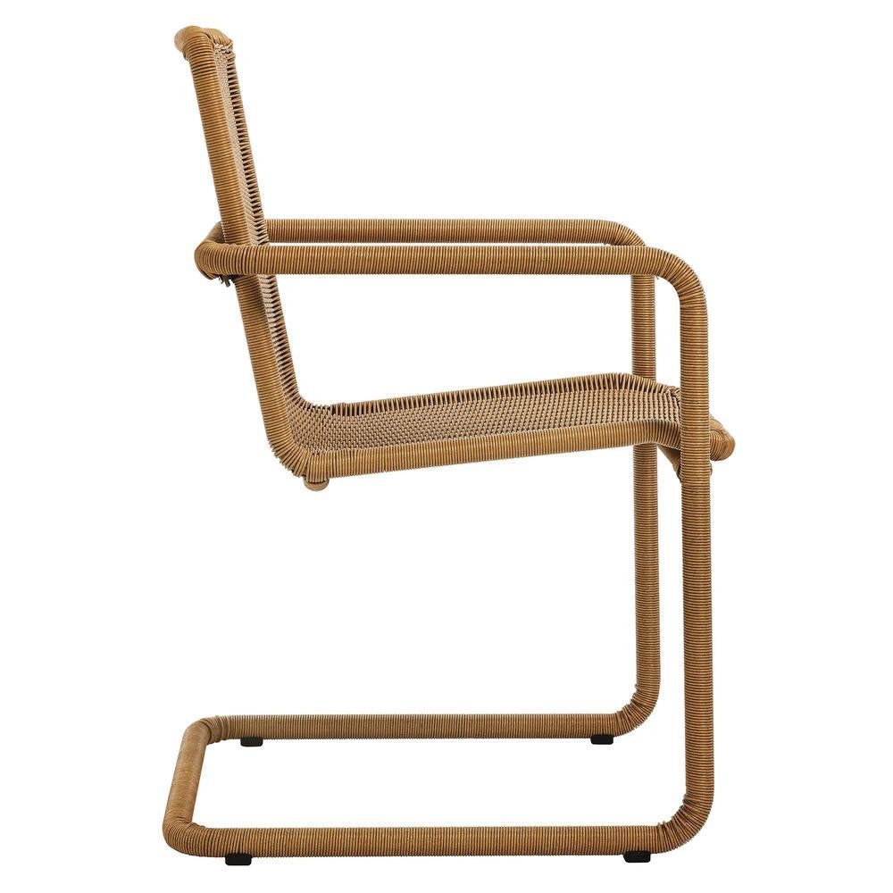 EEI-7014 Abacus Outdoor Patio Wicker Dining Chairs Set of 2 by Modway