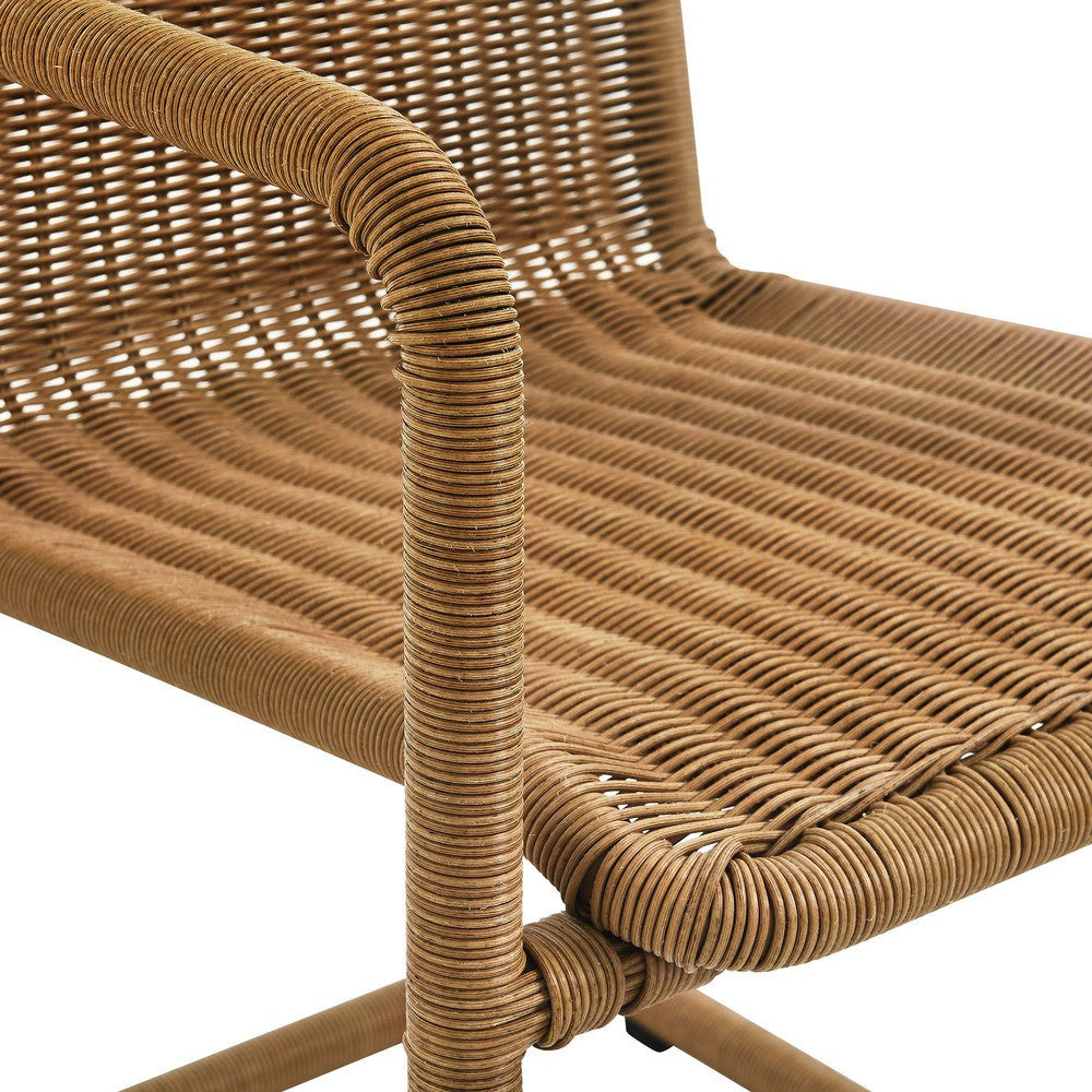 EEI-7014 Abacus Outdoor Patio Wicker Dining Chairs Set of 2 by Modway