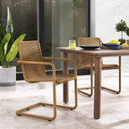 EEI-7014 Abacus Outdoor Patio Wicker Dining Chairs Set of 2 by Modway