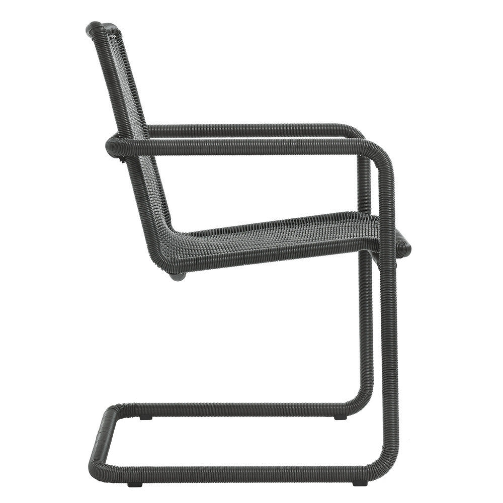 EEI-7014 Abacus Outdoor Patio Wicker Dining Chairs Set of 2 by Modway