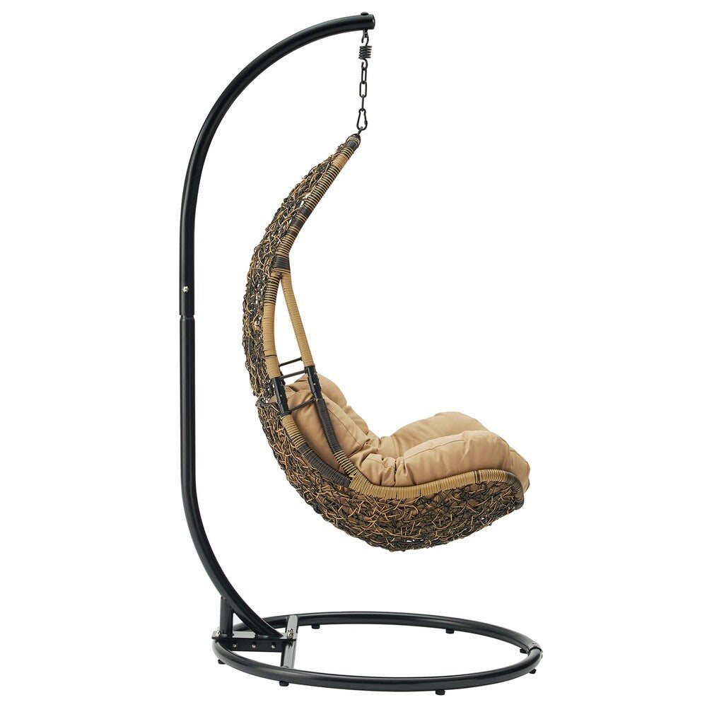 EEI-2276 Abate Wicker Rattan Outdoor Patio Swing Chair by Modway