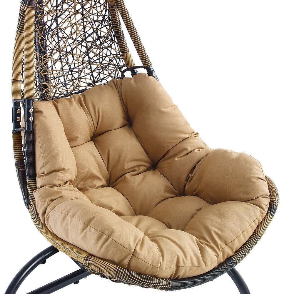 EEI-2276 Abate Wicker Rattan Outdoor Patio Swing Chair by Modway