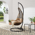 EEI-2276 Abate Wicker Rattan Outdoor Patio Swing Chair by Modway