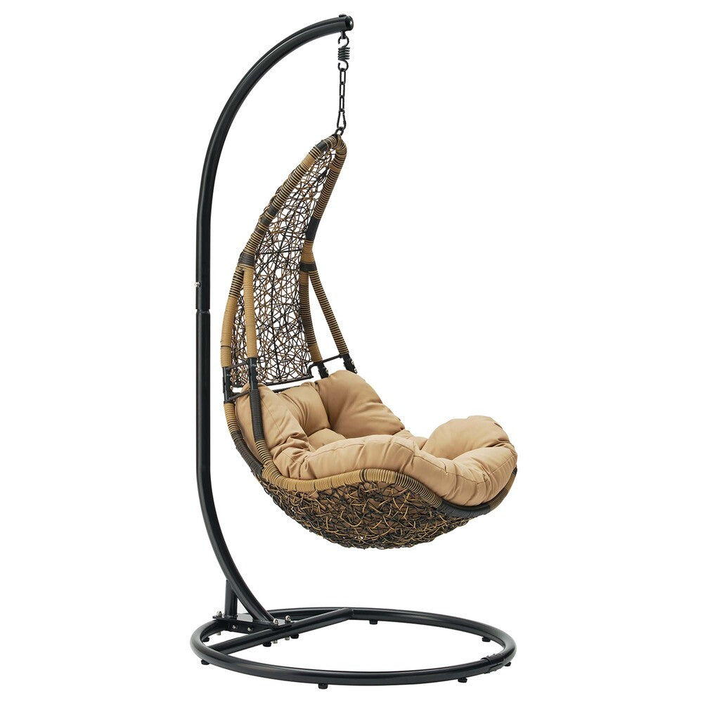 EEI-2276 Abate Wicker Rattan Outdoor Patio Swing Chair by Modway