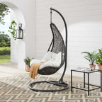 EEI-2276 Abate Wicker Rattan Outdoor Patio Swing Chair by Modway