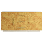 EEI-6848-WHI-BUR Abel 59 Inch Burl Wood Sideboard Buffet TV Stand by Modway