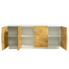 Modway Abel 69 Inch Burl Wood Sideboard Buffet TV Stand by Modway-EEI-6847-WHI-BUR
