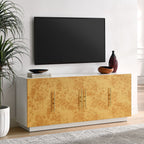 Modway Abel 69 Inch Burl Wood Sideboard Buffet TV Stand by Modway-EEI-6847-WHI-BUR