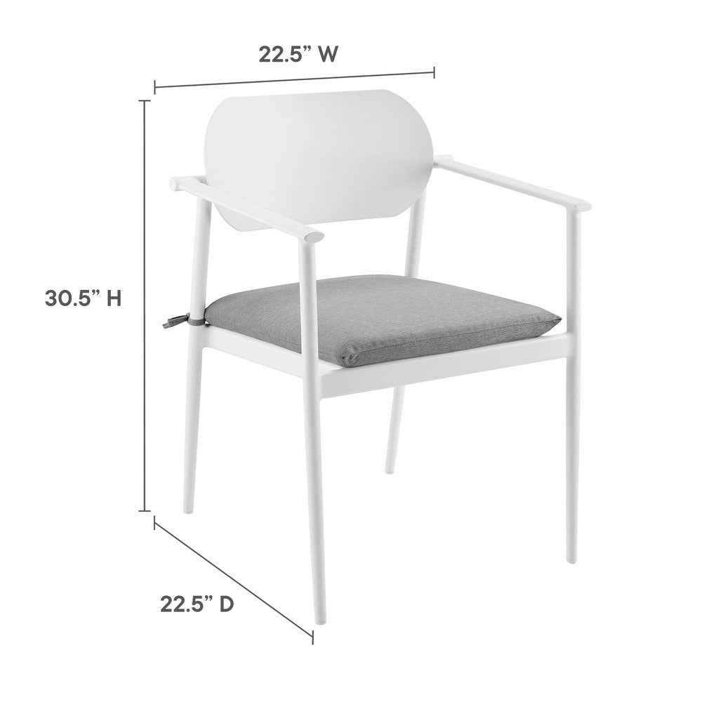 EEI-7151 Aeris 9-Piece Outdoor Patio Aluminum Dining Set by Modway