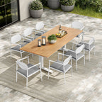 EEI-7151 Aeris 9-Piece Outdoor Patio Aluminum Dining Set by Modway