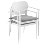 EEI-7148 Aeris Stackable Outdoor Patio Aluminum Dining Armchair Set of 2 by Modway