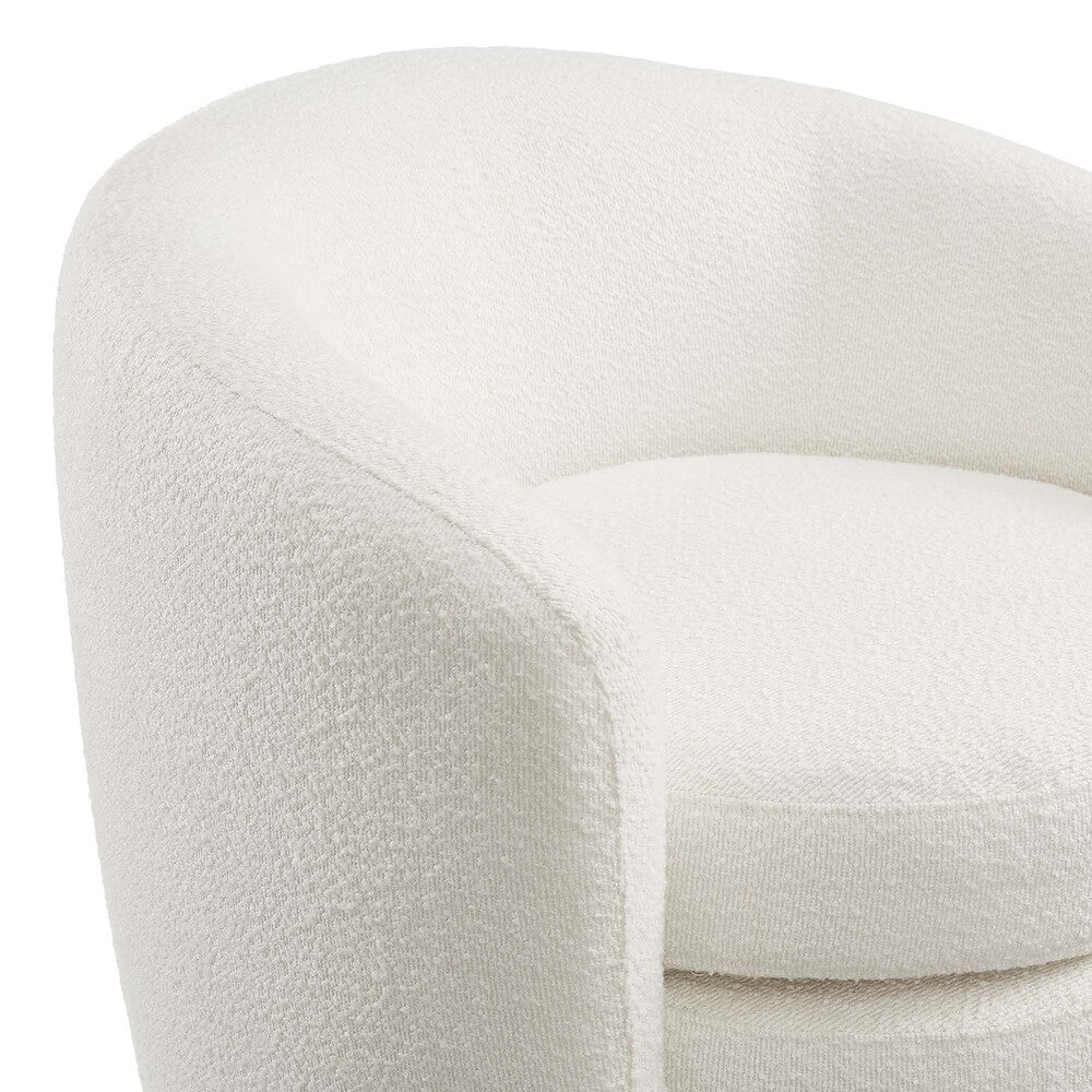 Modway Affinity Upholstered Boucle Fabric Curved Back Armchair by Modway-EEI-6666