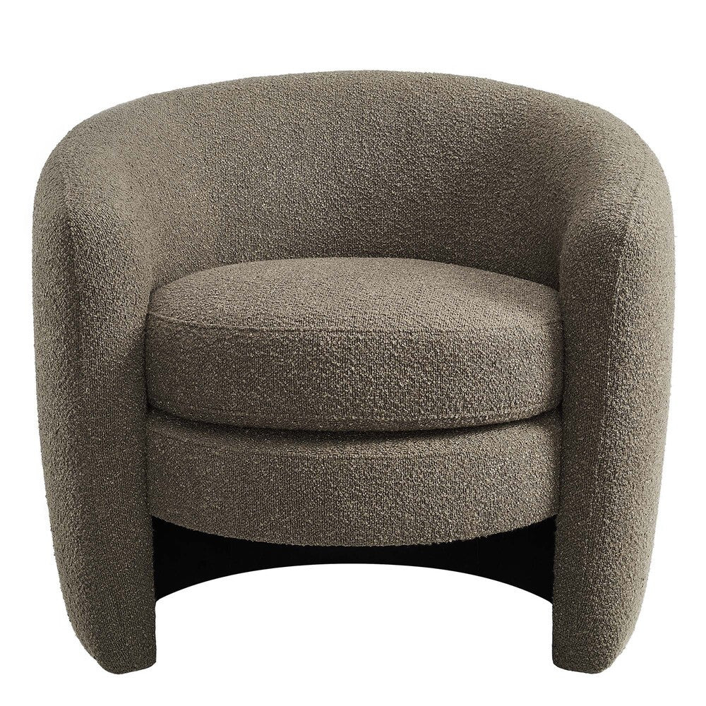 Modway Affinity Upholstered Boucle Fabric Curved Back Armchair by Modway-EEI-6666