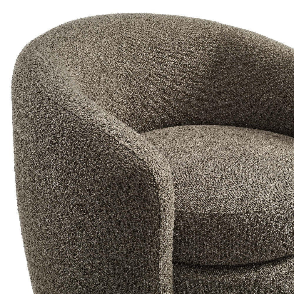 Modway Affinity Upholstered Boucle Fabric Curved Back Armchair by Modway-EEI-6666