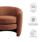 Modway Affinity Upholstered Boucle Fabric Curved Back Armchair by Modway-EEI-6666