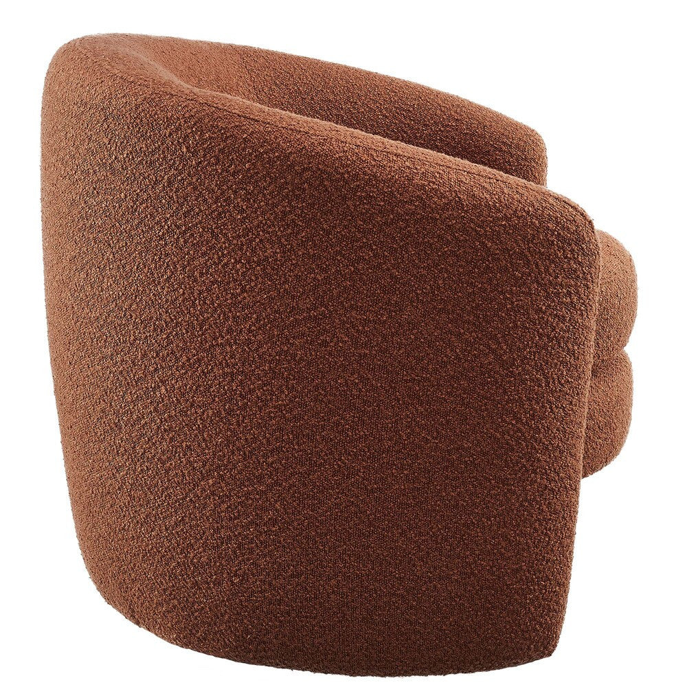 Modway Affinity Upholstered Boucle Fabric Curved Back Armchair by Modway-EEI-6666