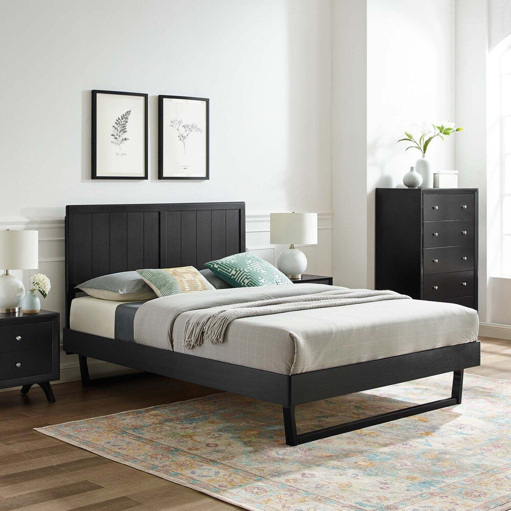 MOD-6616 Alana Wood Full Platform Bed With Angular Frame by Modway