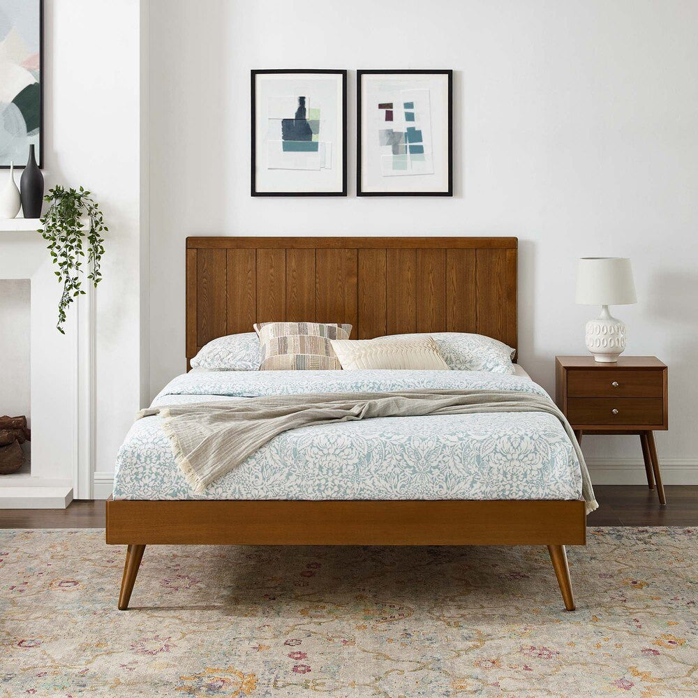 MOD-6619 Alana Wood Full Platform Bed With Splayed Legs by Modway