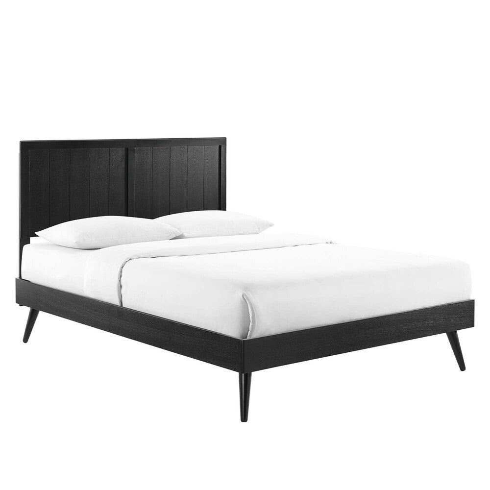 MOD-6620 Alana Wood King Platform Bed With Splayed Legs by Modway