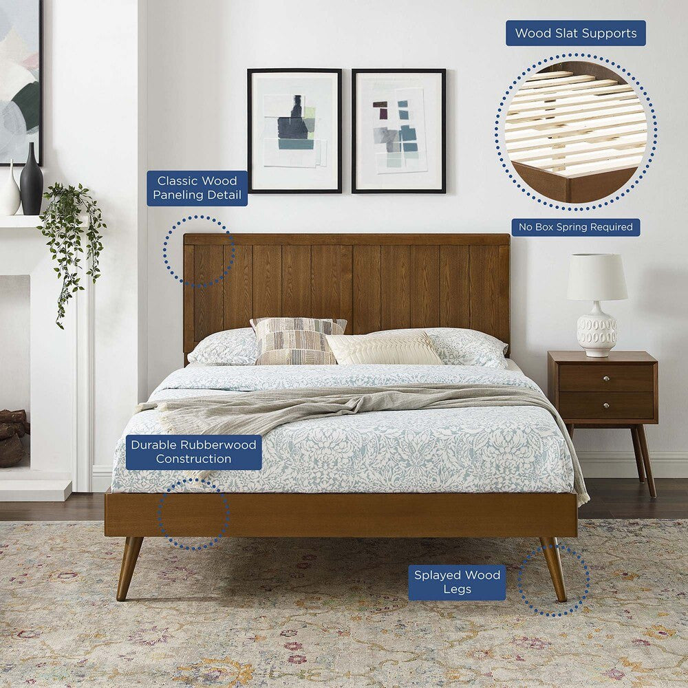 MOD-6379 Alana Wood Queen Platform Bed With Splayed Legs by Modway