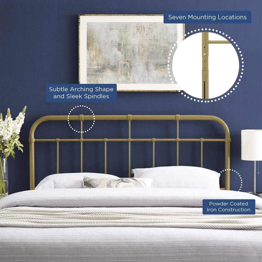 MOD-6163 Alessia Metal King Headboard by Modway