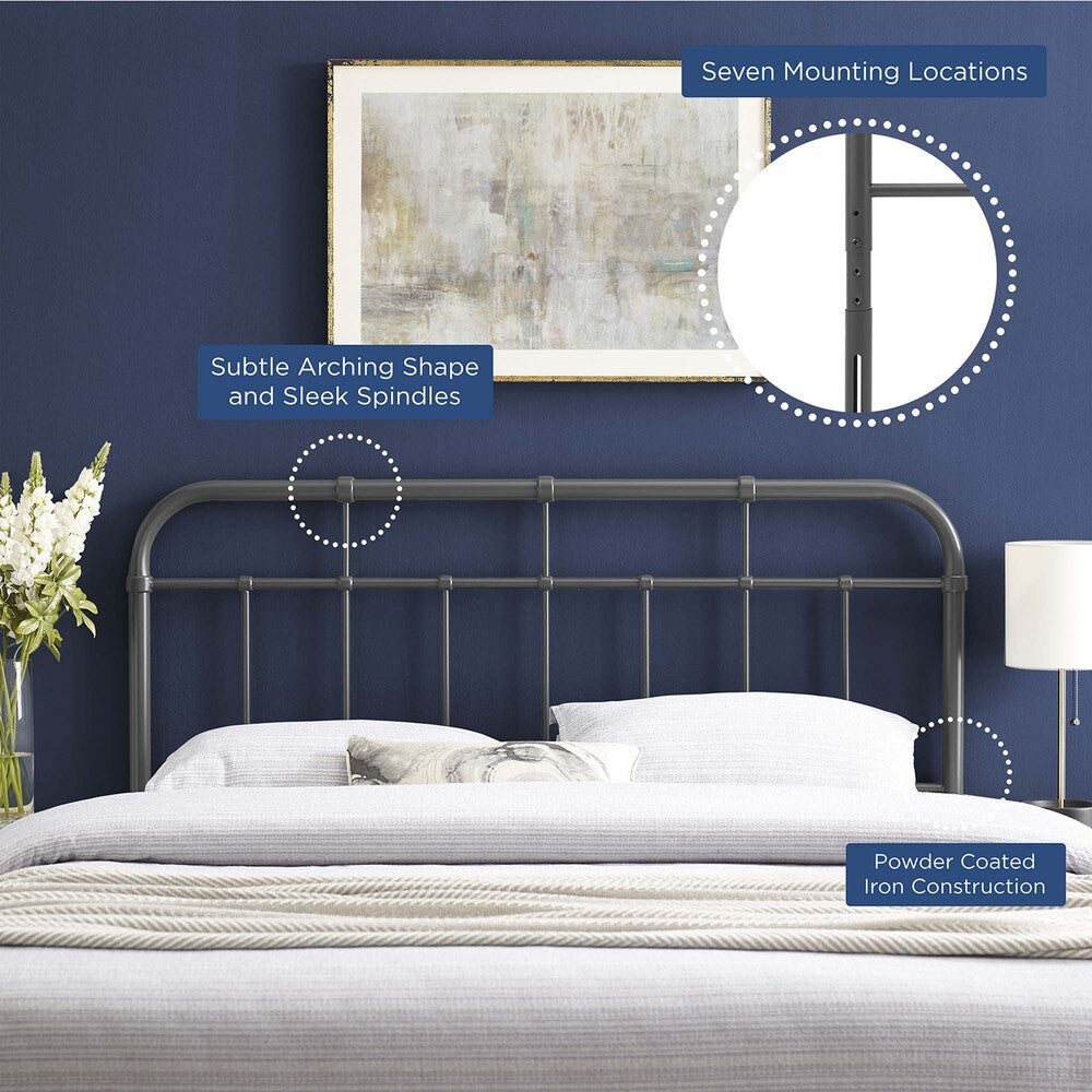 MOD-6163 Alessia Metal King Headboard by Modway