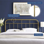 MOD-6160 Alessia Metal Twin Headboard by Modway