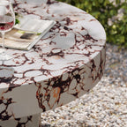 Modway Alora Indoor - Outdoor Patio Concrete Round Coffee Table by Modway-EEI-7091
