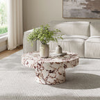 Modway Alora Indoor - Outdoor Patio Concrete Round Coffee Table by Modway-EEI-7091
